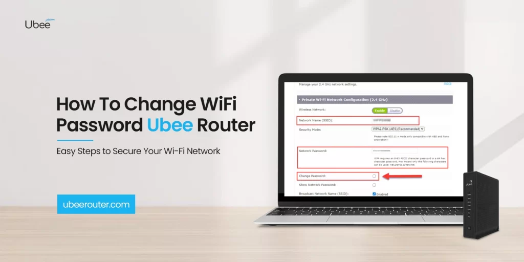 Change WiFi Password Ubee Router